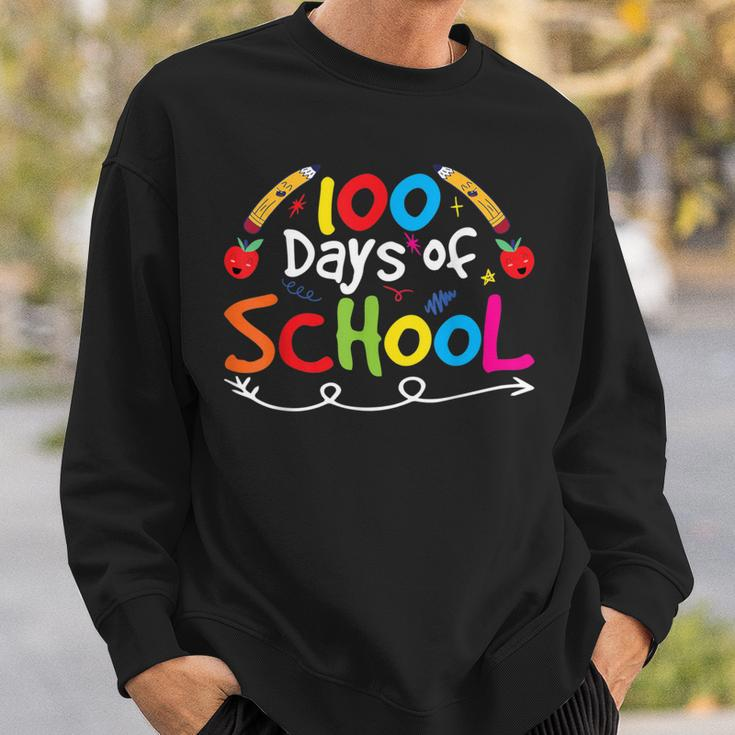 100 Tage Schule Team Süß Sprüche Sweatshirt Geschenke für Ihn