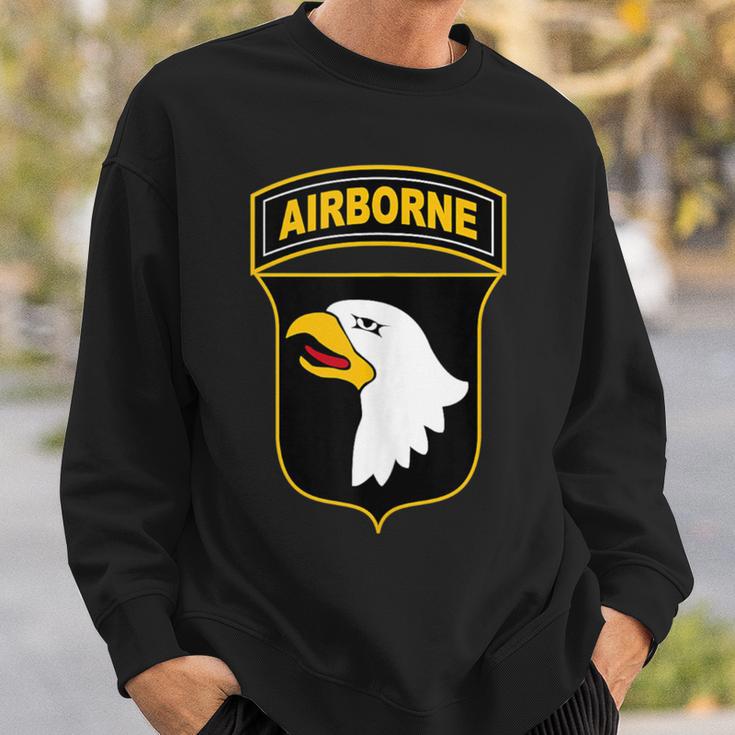 101St Airborne Division Military Veteran American Eagle Army Sweatshirt Gifts for Him