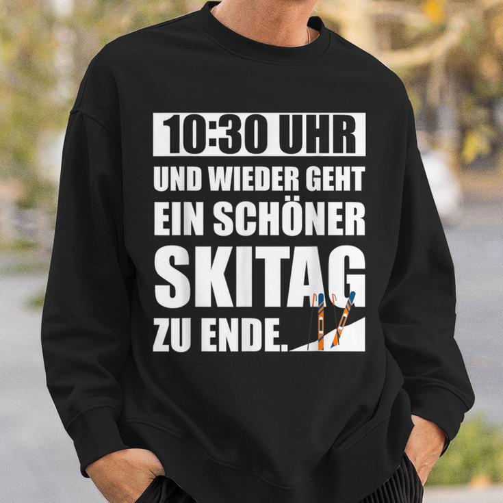 1030 Ahr Skiabenteuer Sweatshirt, Abschluss eines Schönen Skitags Geschenke für Ihn