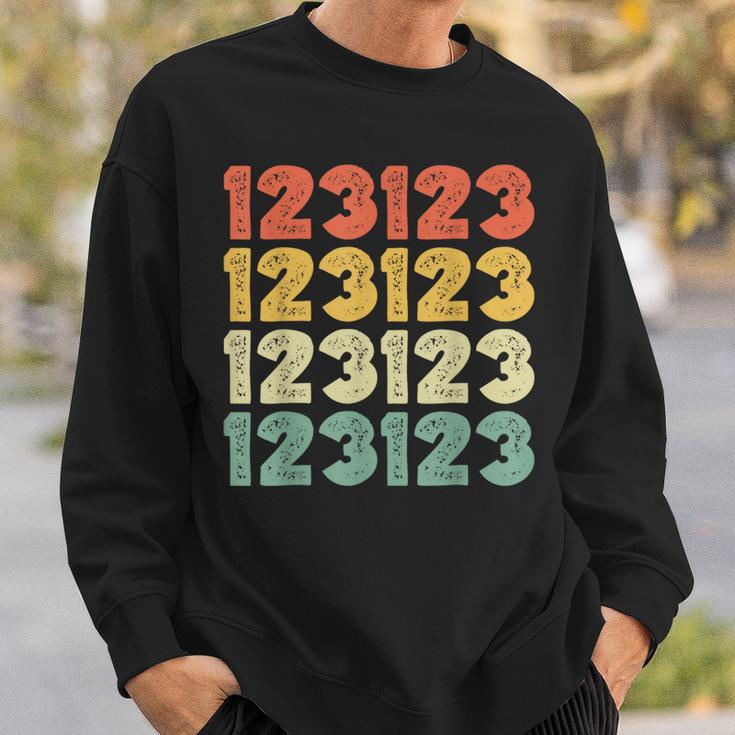 123123 123123 New Year's Eve 2023 Happy Years Day 2024 Sweatshirt Gifts for Him