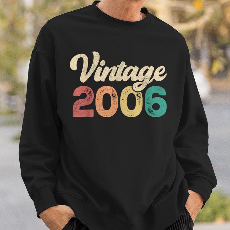 18 Year Old Vintage 2006 Made In 2006 18Th Birthday Sweatshirt Gifts for Him