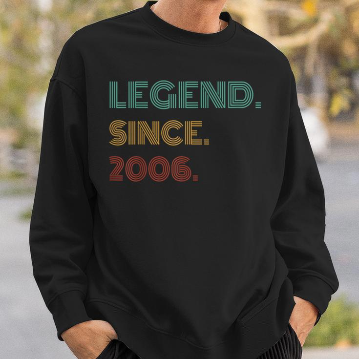 18 Years Old Legend Since 2006 18Th Birthday Sweatshirt Gifts for Him