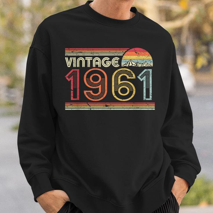 1961 VintageBirthday Retro Style Sweatshirt Gifts for Him
