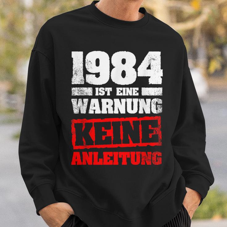 1984 Ist Eine Warnung Keine Inleitung Sweatshirt Geschenke für Ihn