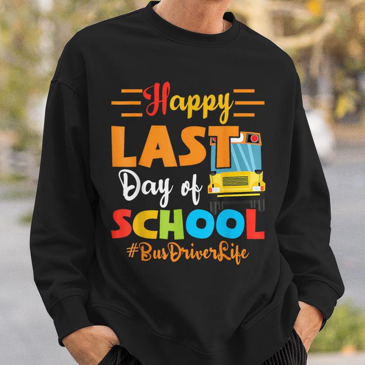 2024 Day Happy Last Class Hello Summer School Bus Driver Sweatshirt Gifts for Him