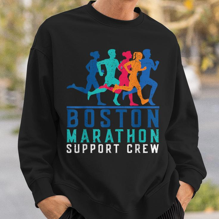 2024 Marathon Boston Support Crew Marathon Boston Runner Sweatshirt Gifts for Him