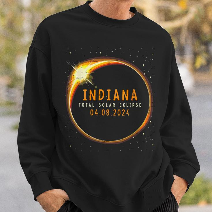 2024 Solar Eclipse Indiana Usa Totality Sweatshirt Gifts for Him
