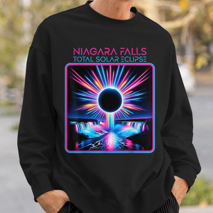 2024 Solar Eclipse Niagara Falls Totality Event Souvenir Sweatshirt Gifts for Him