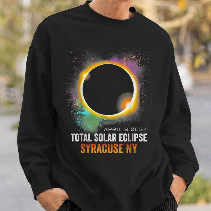 2024 Solar Eclipse Syracuse Ny Usa Totality April 8 2024 Sweatshirt Gifts for Him