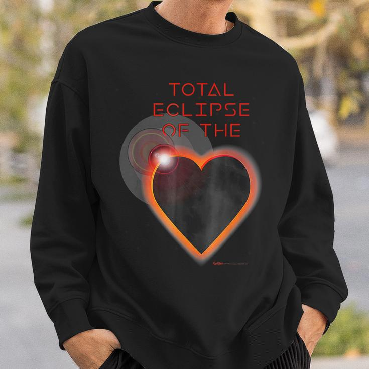 2024 Total Eclipse Of The Solar Heart Astronomy Sweatshirt Gifts for Him