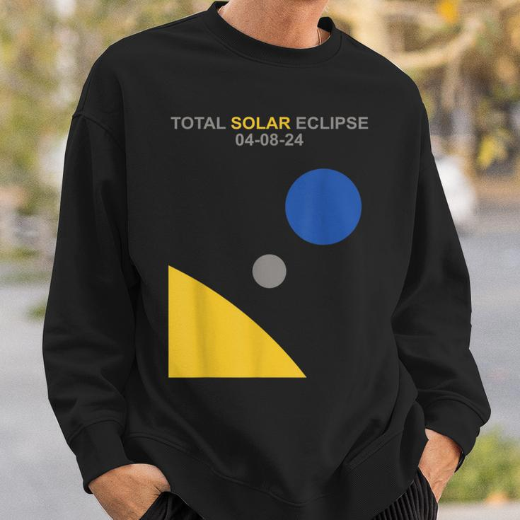 2024 Total Solar Eclipse April 8 Science Enthusiast Sweatshirt Gifts for Him
