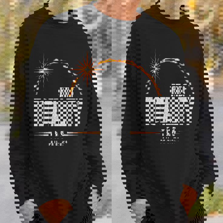 2024 Total Solar Eclipse Texas Total Eclipse 2024 Sweatshirt Gifts for Him