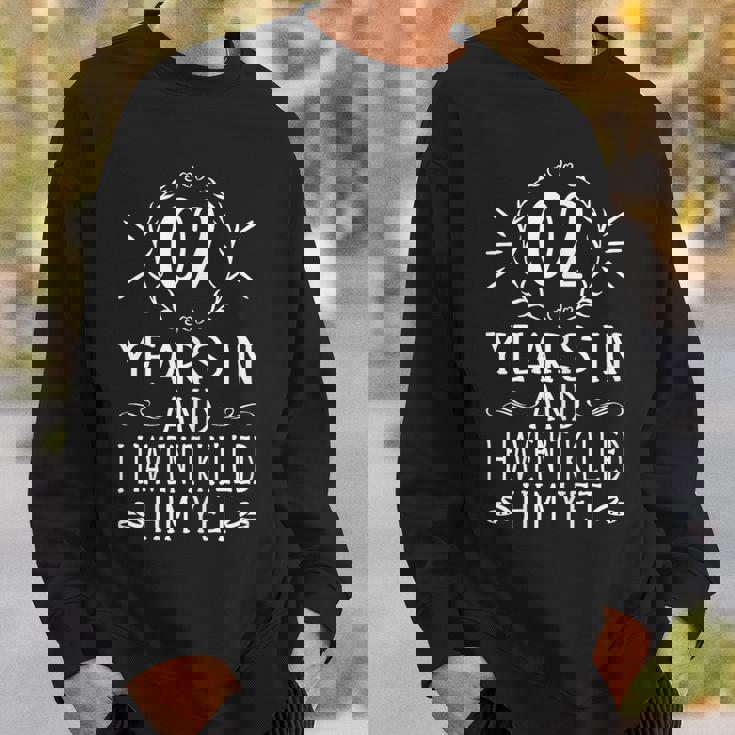 2Nd Wedding Anniversary For Her 2 Years Marriage Sweatshirt Gifts for Him