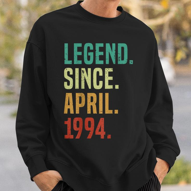 30 Years Old Legend Since April 1994 30Th Birthday Sweatshirt Gifts for Him