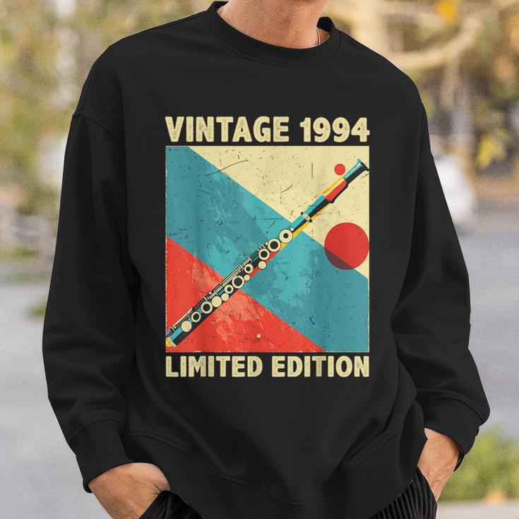 30 Years Old Vintage 1994 Flute Lover 30Th Birthday Sweatshirt Gifts for Him