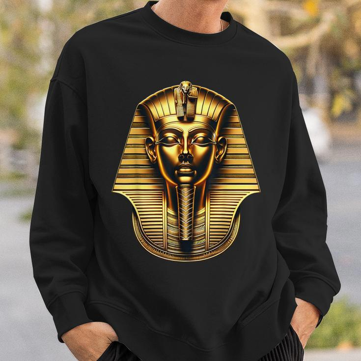 3Dking Pharaoh Tutankhamun King Tut Pharaoh Ancient Egyptian Sweatshirt Gifts for Him