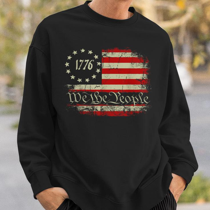 4Th Of July We The People 1776 Usa Flag Sweatshirt Gifts for Him