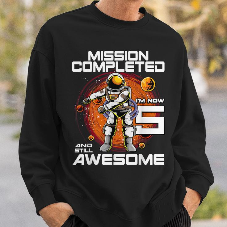 5Th Birthday Astronaut 5 Years Old Outer Space Birthday Sweatshirt Gifts for Him