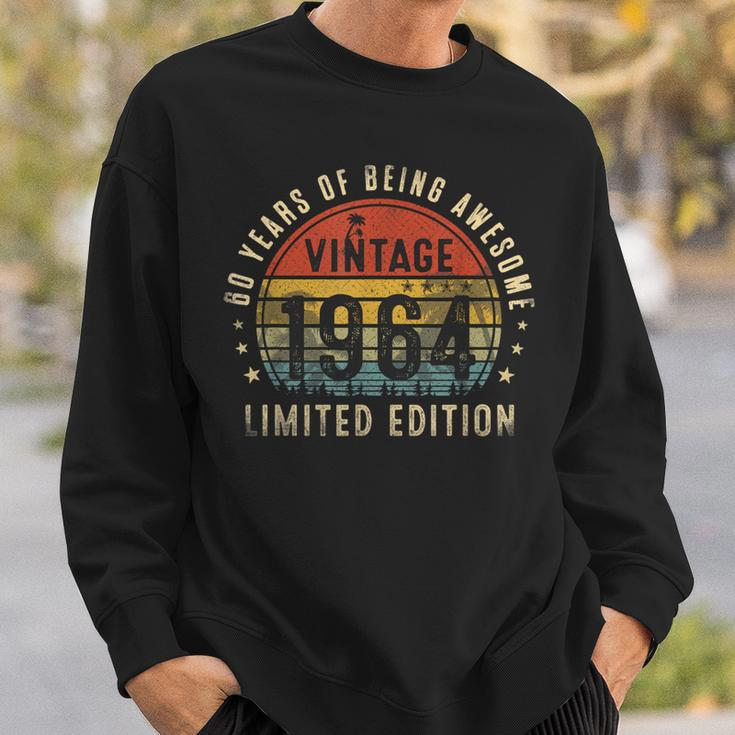 60Th Birthday Year Old Vintage 1964 Limited Edition Sweatshirt Gifts for Him