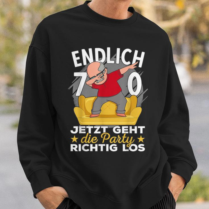 70S Birthday Man Ich Bin Jetzt 70Th Birthday Grandpa S Sweatshirt Geschenke für Ihn