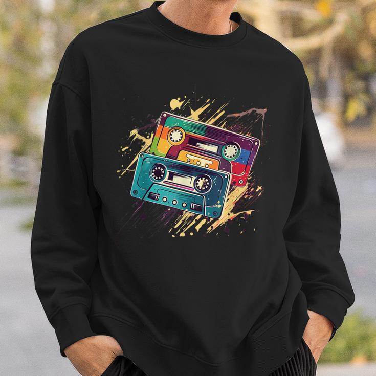 80S 90S Retrointage Cassette Sweatshirt Geschenke für Ihn