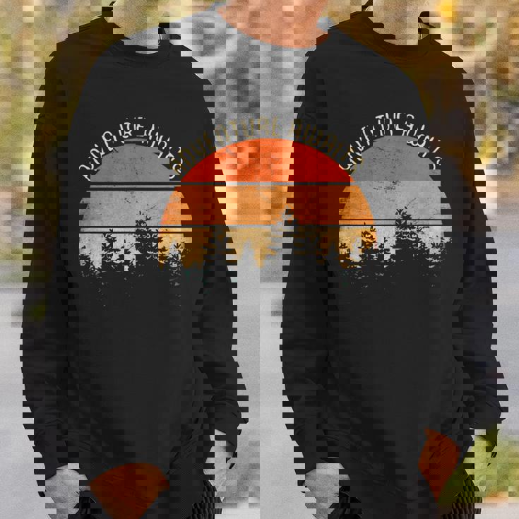 Adventure Awaits Retro Hiking Sweatshirt Gifts for Him