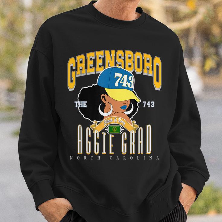 Aggie Grad Hbcu Alumni Pride 743 Greensboro Nc Sweatshirt Gifts for Him