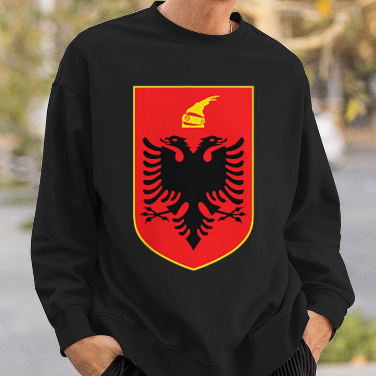 Albania Flag Red & Albanian Eagle S Sweatshirt Geschenke für Ihn