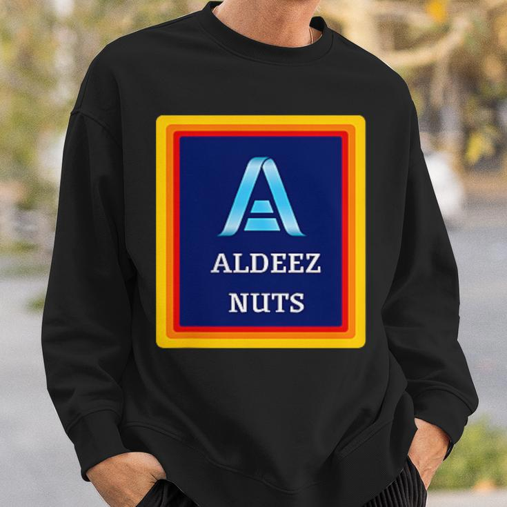 Aldeez Nuts Meme Deez Nuts Corner Logo Sweatshirt Gifts for Him