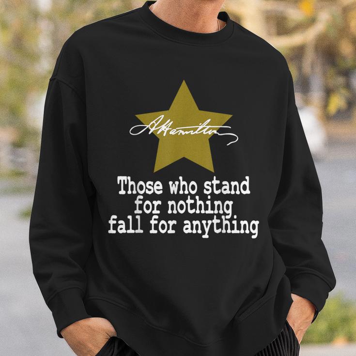 Alexander Hamilton Quote Gold A Ham Sweatshirt Gifts for Him