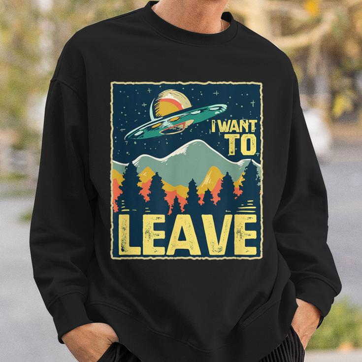 Alien & Ufo For An Alien Lover Sweatshirt Geschenke für Ihn