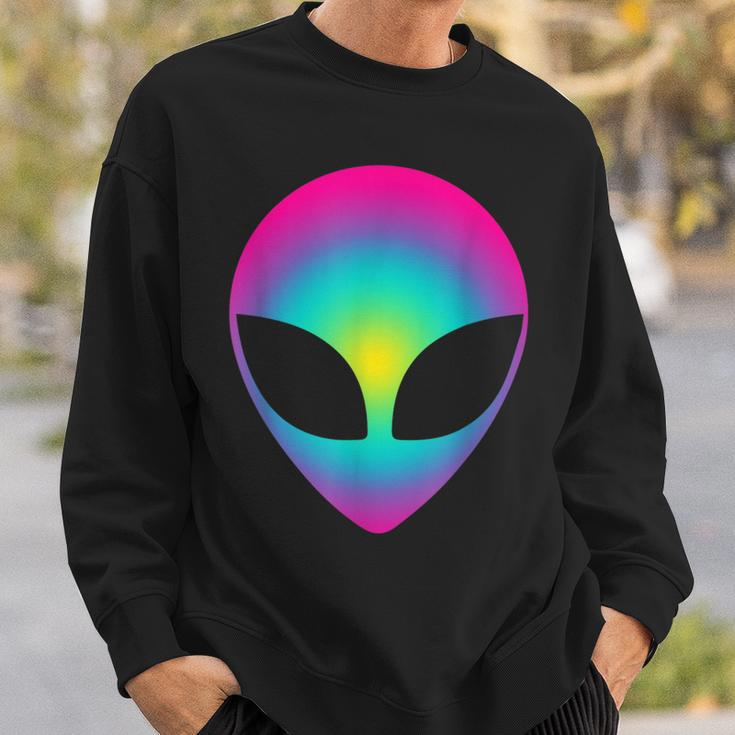 Alien Head Cool Party Club Tie Dye Sweatshirt Gifts for Him