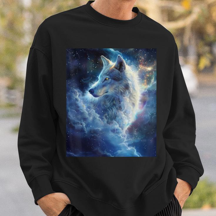 Galaxy wolf sweater best sale