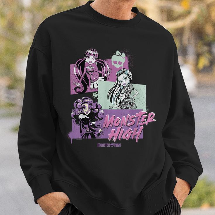 Alumni Of Monster High Draculaura Frankie Stein Clawdeen Wolf Sweatshirt Geschenke für Ihn