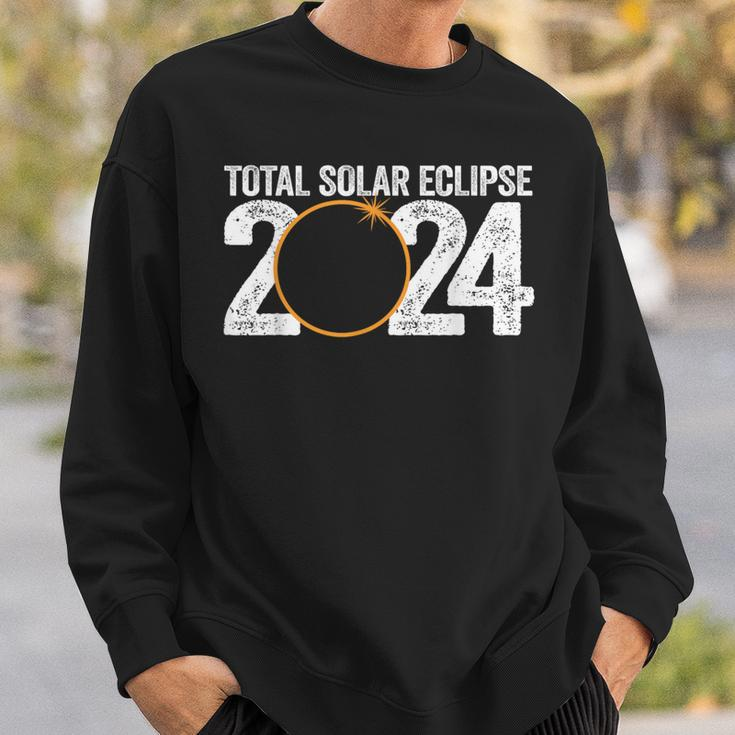 America Totality Spring 40824 Total Solar Eclipse 2024 Usa Sweatshirt Gifts for Him