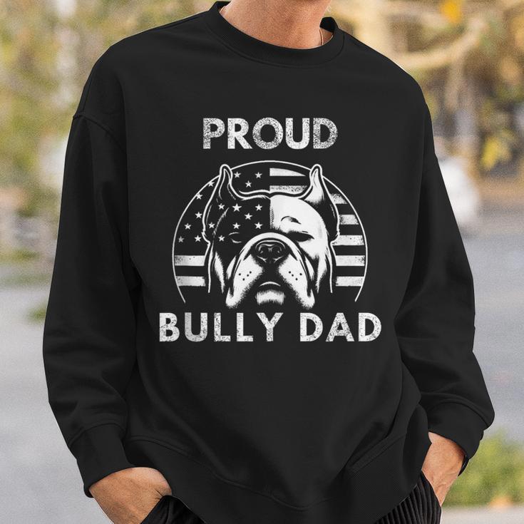 American Bully Xl Unterstützung Der Rasse Stolzer Bully Papa Sweatshirt Geschenke für Ihn