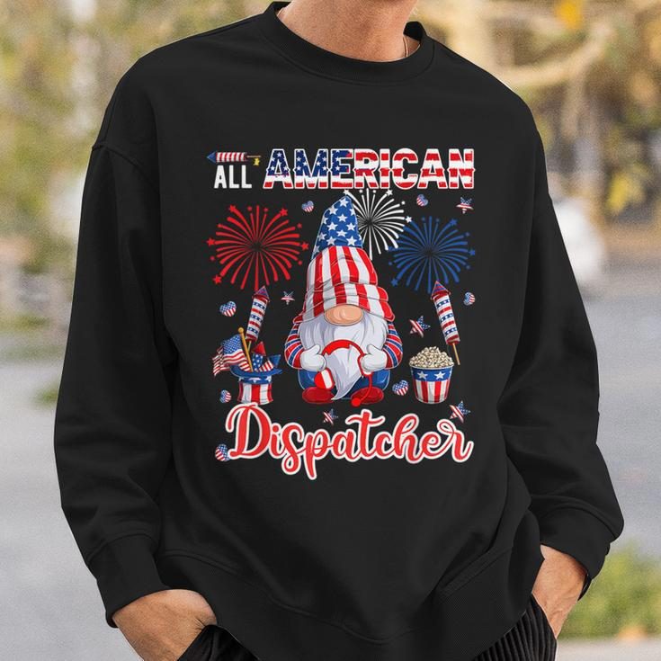 All American Costume Dispatcher 4Th Of July Job Team Sweatshirt Gifts for Him