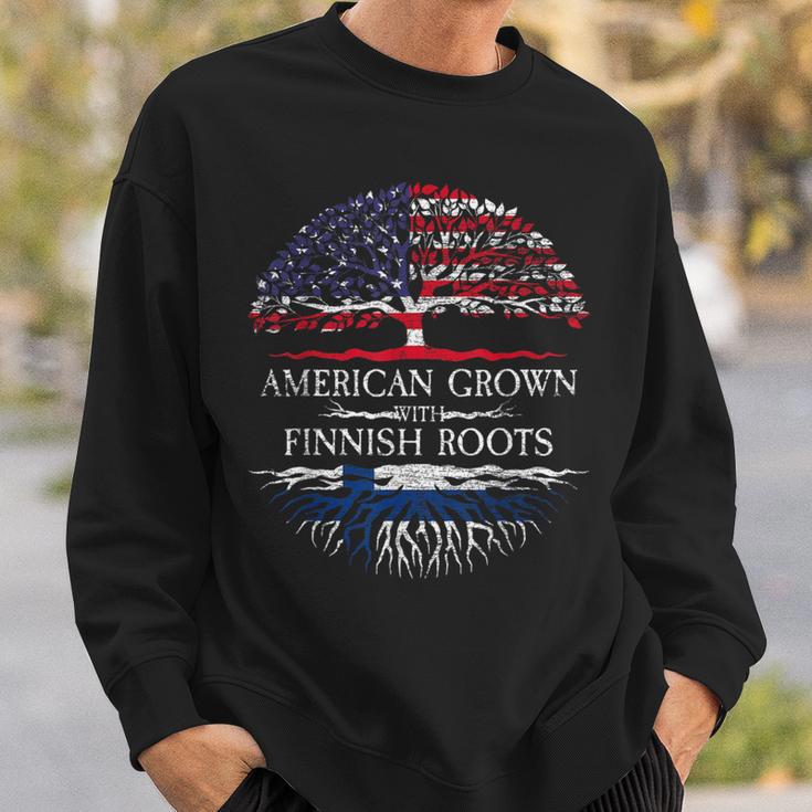 American Grown With Finnish Roots Finland Sweatshirt Gifts for Him