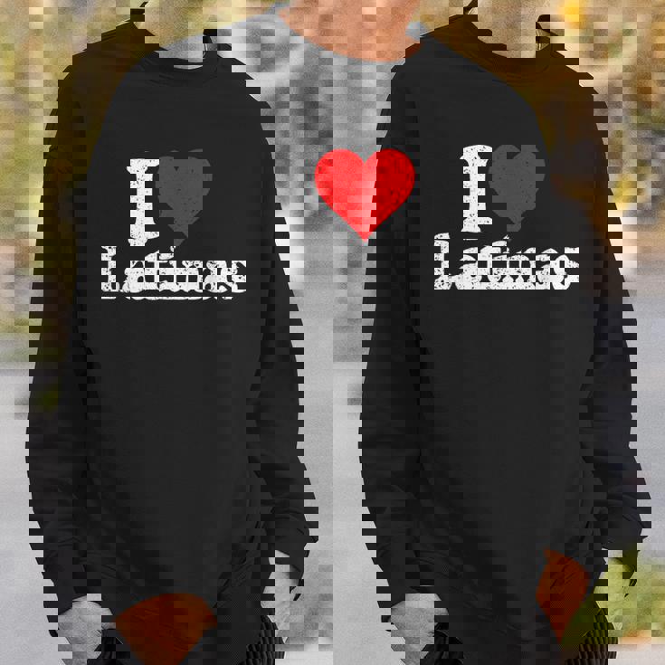 Amo Esposa Novia Latinas Corazón Camisa de entrenamiento Regalos para él