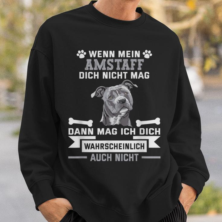 Amstaff Hund Sweatshirt für Hunde-Liebhaber, Lustiger Spruch in Schwarz Geschenke für Ihn