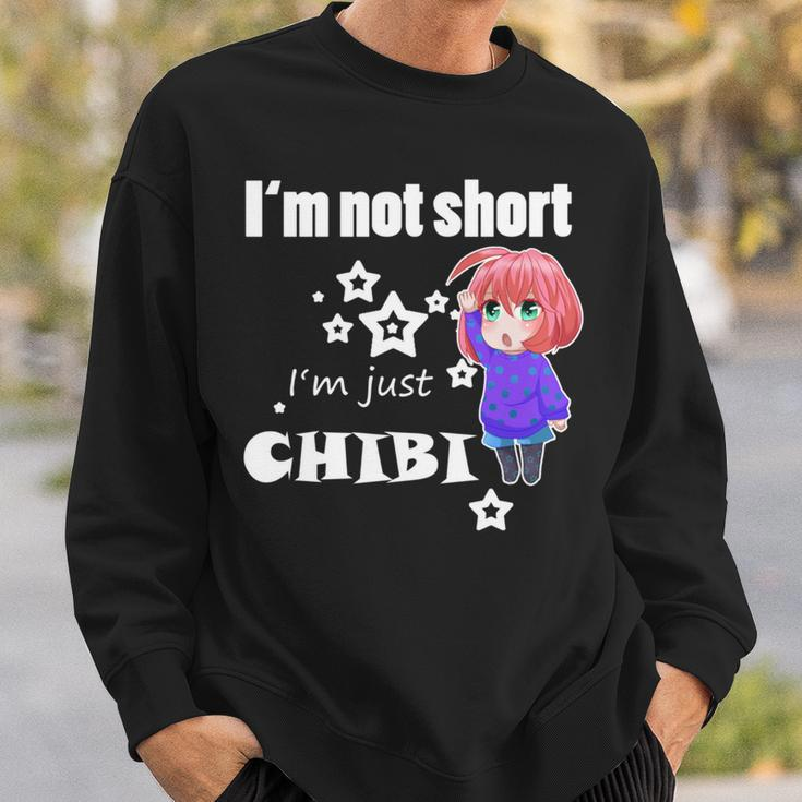 Anime Chibi I'm Not Short Manga Otaku Mangaka Geschenk Sweatshirt Geschenke für Ihn