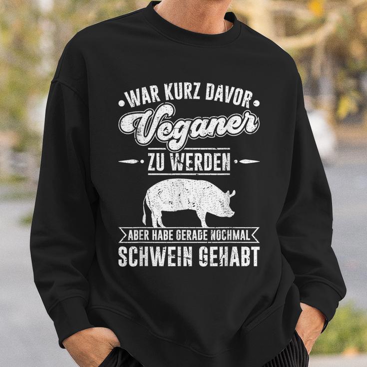 Antiegan Pig Hadegan Antiegan Slogan Sweatshirt Geschenke für Ihn