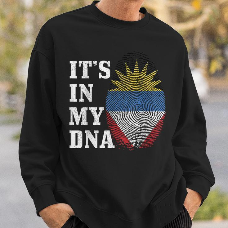 Antigua & Barbuda It's In My Dna Flag Pride Vintage Sweatshirt Gifts for Him