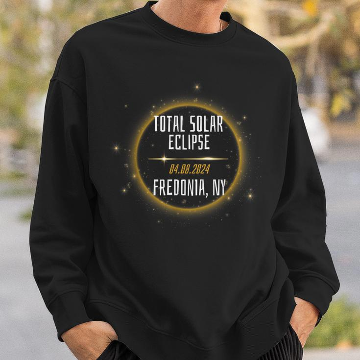 April 8Th 2024 Total Solar Eclipse In Fredonia New York Ny Sweatshirt Gifts for Him