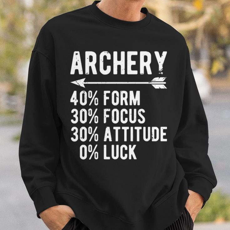 Archery Definition Archer Archery Lover Archers Sweatshirt Gifts for Him
