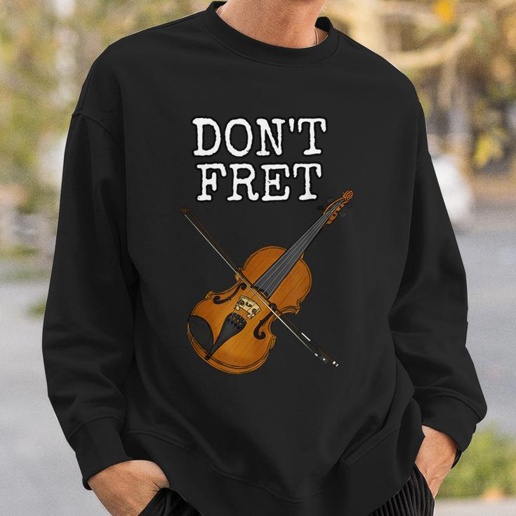 Ärgern Sie Sich Nicht Geige Geiger Streichmusiker Lustig Sweatshirt Geschenke für Ihn