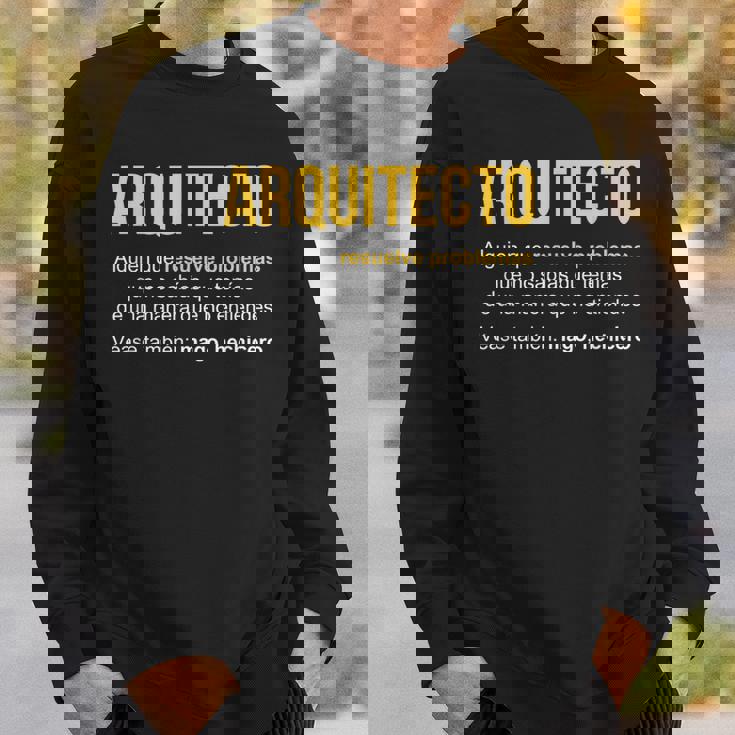 Arquitecto Definición Regalo Arquitecto Camisa de entrenamiento Regalos para él