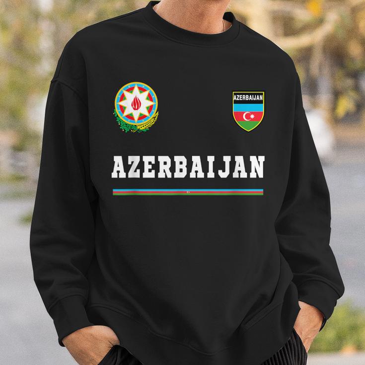 Aserbaijan Sports Football Flag Football Te- Sweatshirt Geschenke für Ihn