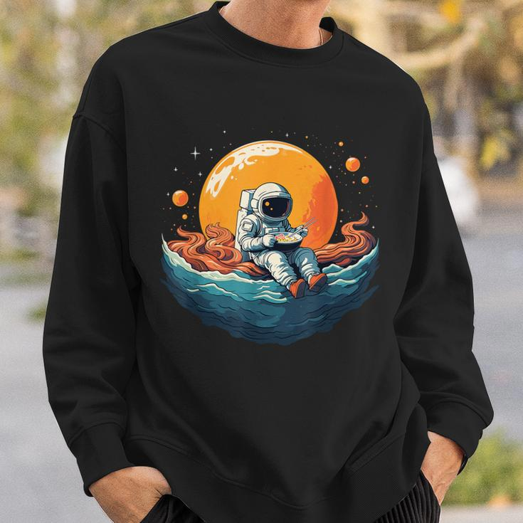 Astronaut Eats Ramen Anime Space Space Ramen Sweatshirt Gifts for Him