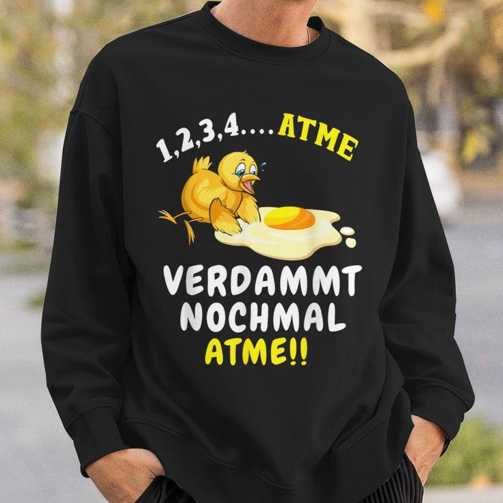 Atme Verdammt Nomal Atme Chick Sweatshirt Geschenke für Ihn